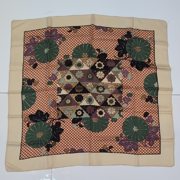 Liberty of London Accessories - Liberty Of London Floral Geometric Silk Scarf